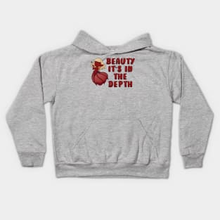 Weirdmaids - beauty in the depth Kids Hoodie